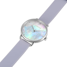 Load image into Gallery viewer, Candy Diamond Colorful MOP Dial Lilac Violet and Silver Watch | 36mm
