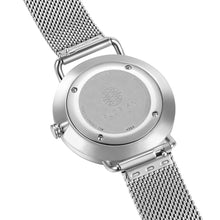 Classic Roman Silver White Dial Silver Mesh Watch | 36mm