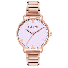 Load image into Gallery viewer, Classic Roman Milky Purple Dial Rose Gold Bracelet Watch | 36mm
