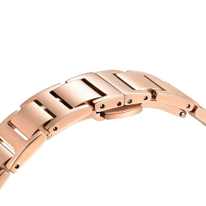 Classic Roman Milky Purple Dial Rose Gold Bracelet Watch | 36mm