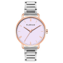 Load image into Gallery viewer, Classic Roman Milky Purple Dial Silver and Rose Gold Bracelet Watch | 36mm
