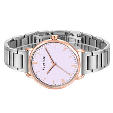 Load image into Gallery viewer, Classic Roman Milky Purple Dial Silver and Rose Gold Bracelet Watch | 36mm
