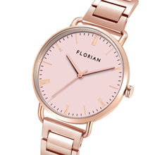 Load image into Gallery viewer, Classic Roman Pastel Pink Dial Rose Gold Bracelet Watch | 36mm

