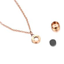 Load image into Gallery viewer, Aroma Fragrance Diamond Rose Gold Necklace
