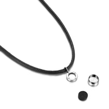 Load image into Gallery viewer, Aroma Magnetic Pure Black Stress Relief Necklace
