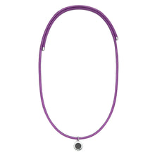 Load image into Gallery viewer, Aroma Magnetic Orchid Purple Stress Relief Necklace
