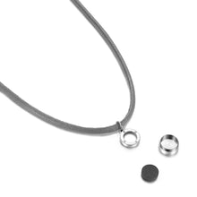 Aroma Magnetic Silver Chic Stress Relief Necklace