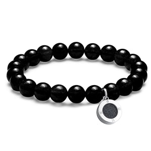 Aroma GEM Black Agate Bracelet | 8mm