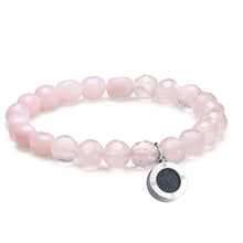 Aroma GEM Rose Quartz & Pink Opal Bracelet | 8mm