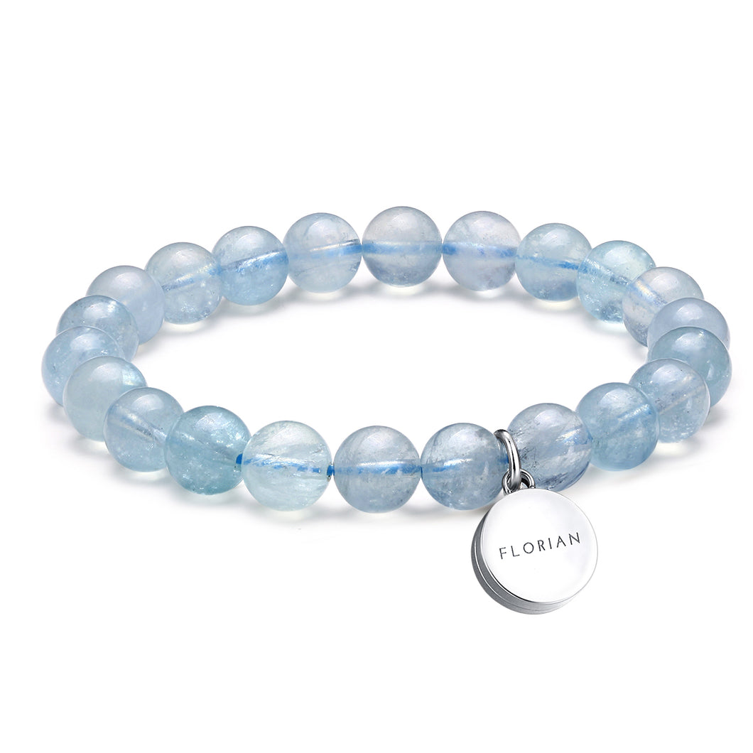 Aroma GEM Aquamarine Bracelet | 10mm
