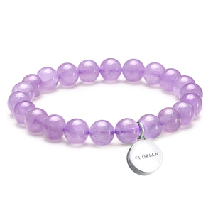 Aroma GEM Lavender Amenthyst Bracelet | 10mm