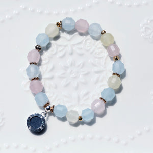 Aroma GEM Morganite Bracelet | 8mm