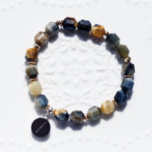 Aroma GEM Blue Tigerite Bracelet | 8mm