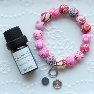 Aroma Flower Clay Bracelet | 12mm