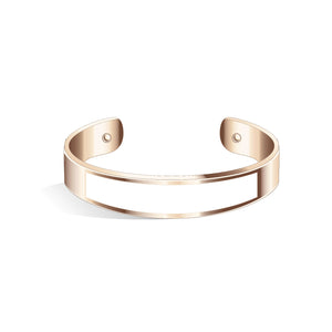 Tailor Cool Grey and Rose Gold Bangle | 15mm