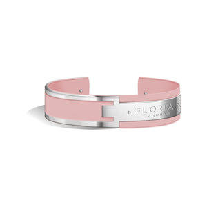 Metropolitan Diamond Panther Pink and Rose Gold Bangle | 20mm