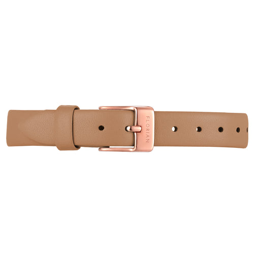 Petite Tenne Brown Leather Strap | 12mm