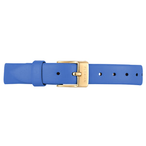 Petite Dodger Blue Leather Strap | 12mm